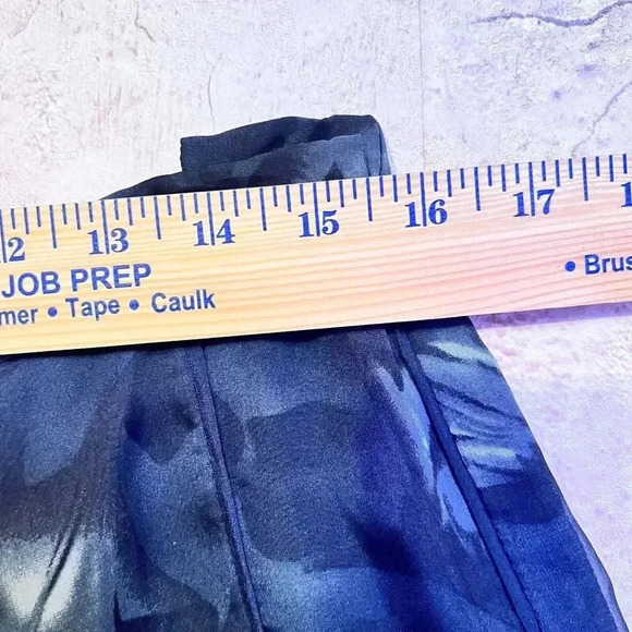 Coldwater Creek Womens Silk Blend Floral Flare Skirt Sz M 10-12 Elegant - Picture 10 of 11